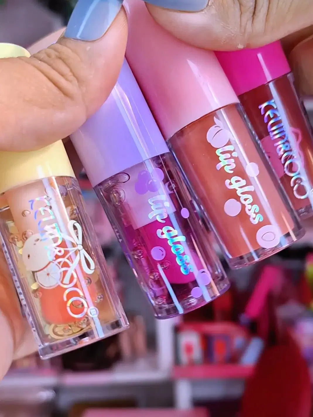 Kevin and coco Lipgloss 4 piezas